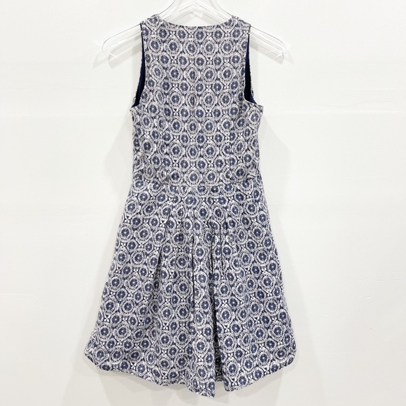 Joie Kada Linen Dress Sleeveless Printed Dark Navy - Picture 2 of 10